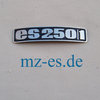 Typabzeichen Metall, Schutzblech MZ ES 250/1